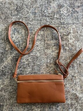 Isabelle NEW Multi-Pocket Crossbody Bag and Wristlet Clutch.